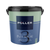 Краска латексная для обоев и стен влагостойкая 3 БАЗА А POLLER глубоко-матовая 9 л