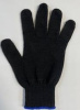 Перчатки XL х/б 5-ти нитка 10кл черные