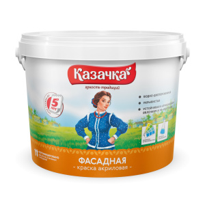 Краска акриловая фасадная F20 КАЗАЧКА 13 кг