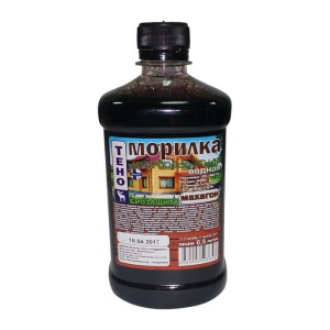 Морилка деревозащитная водная ТЕНО (орех) 0,5л