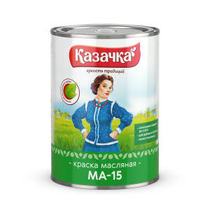 Краска МА-15 КАЗАЧКА белая 6 кг