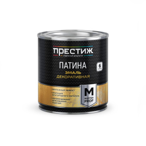 Эмаль декоративная патина ПРЕСТИЖ серебро 0,2 л