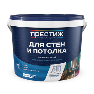 Краска акриловая интерьерная W3 ПРЕСТИЖ 13 кг