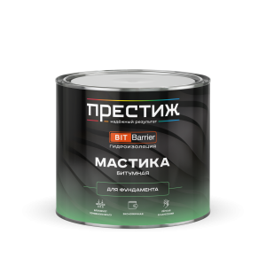 Мастика битумная для фундамента ПРЕСТИЖ 8 кг