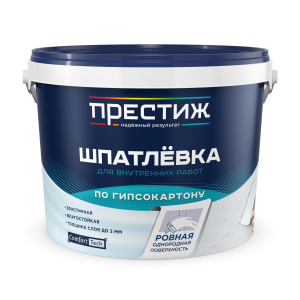 Шпатлевка по гипсокартону акрилатексная ПРЕСТИЖ 5 кг