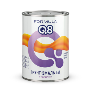 Грунт-эмаль по ржавчине ФОРМУЛА Q8 синяя 0,8 кг